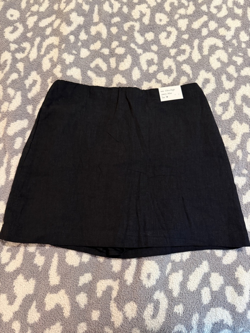 Abercrombie & Fitch Black Mini Skort